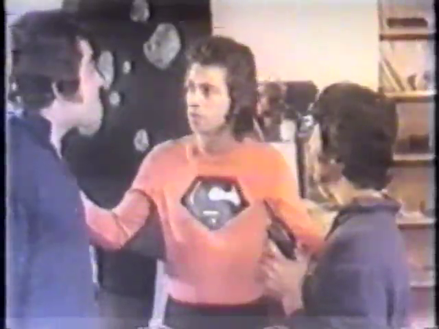 545 Three Supermen And Mad Girl 1973 Dane Worrallo